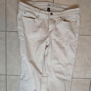 00s vintage gap white Classic 5 pocket slim jeans